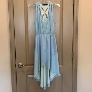 High low dress with back detail